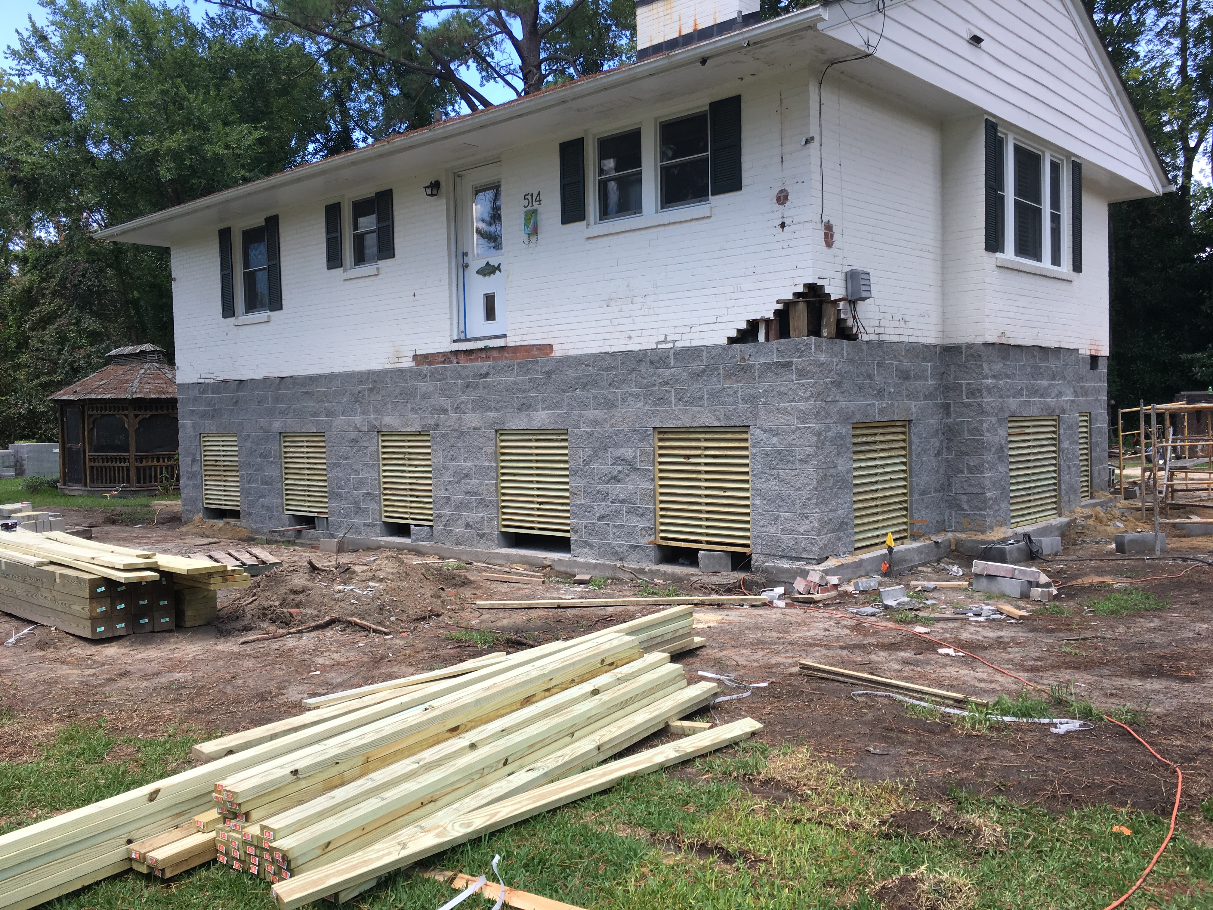 Single Family Dwelling and Structure Raising page