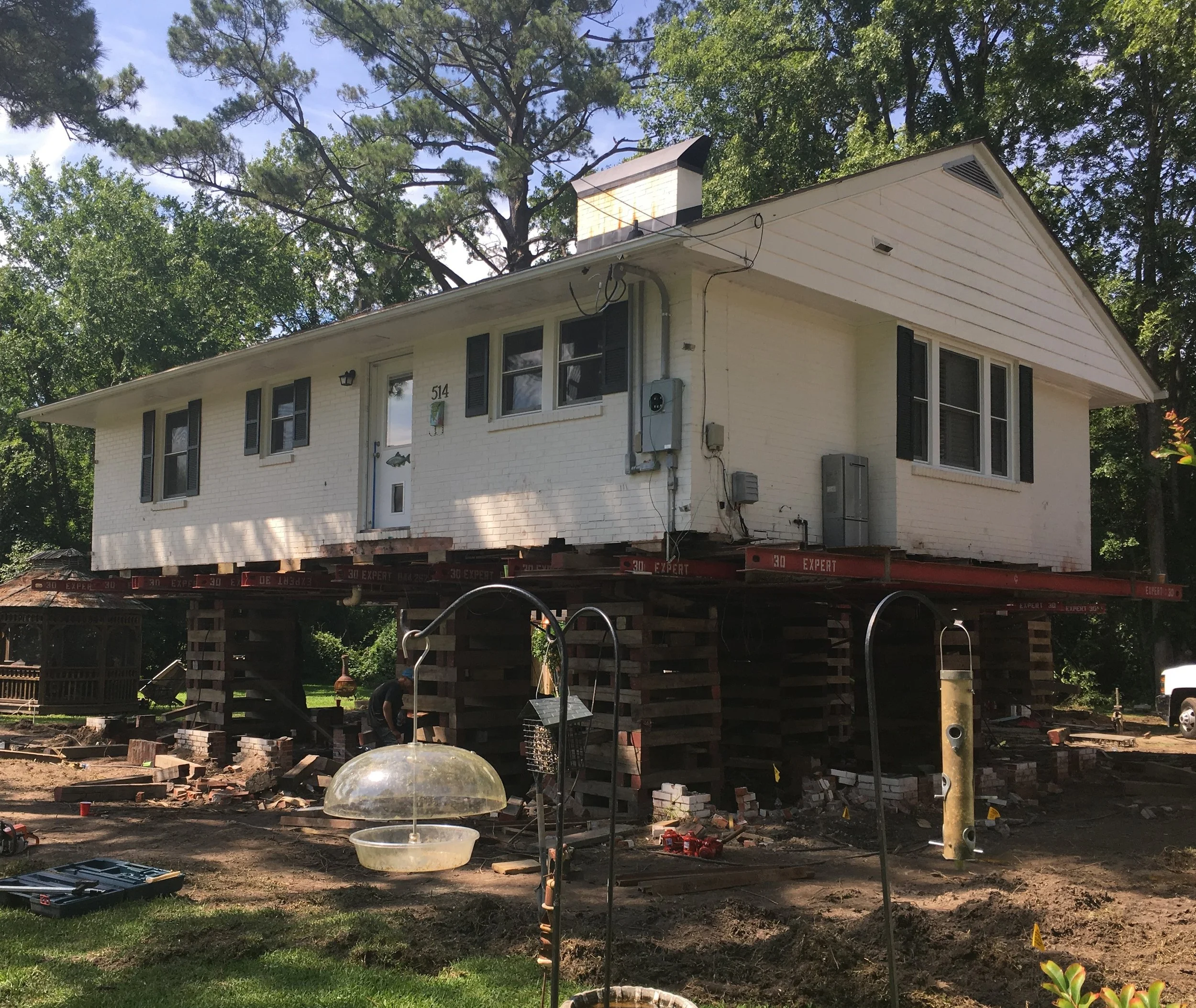 Single Family Dwelling and Structure Raising page